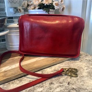 Vintage Coach Red Bag